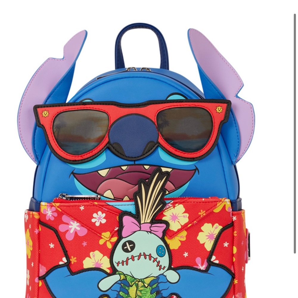 SDCC Limited Edition Stitch Scrump Vacation Mini Backpack